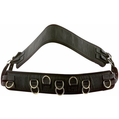 Bandeau d'entraînement en néoprène alvéolé noir avec circonférence
