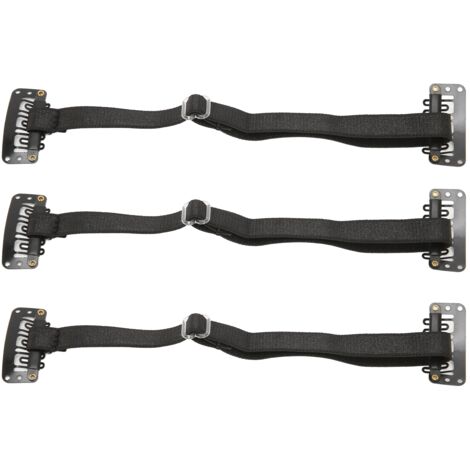 Bandeau Élastique de Raffermissement Facial Réutilisable et Ajustable avec Clips - 3 Pièces pour Soin Beauté Femme