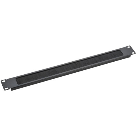 Bandeau gestion de câbles en brosse pour rack 19'', Hauteur 1U