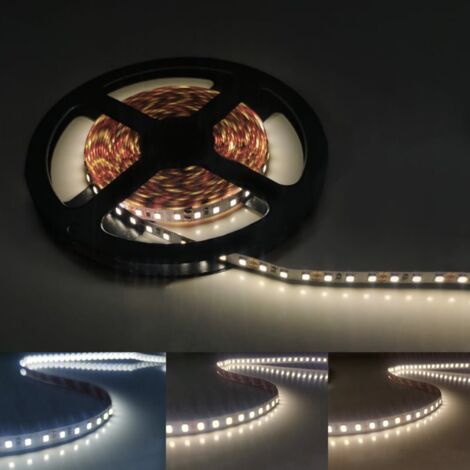 Bandeau LED 12V 5M 2835 IP20 120LED/m - Blanc Neutre  - SILUMEN
