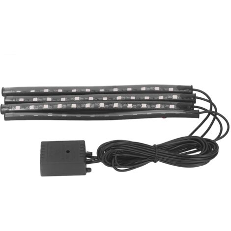 Bandeau LED RGB 8 couleurs avec 48 LEDs, contrôle par son pour décoration de fête, alimentation DC5‑12V