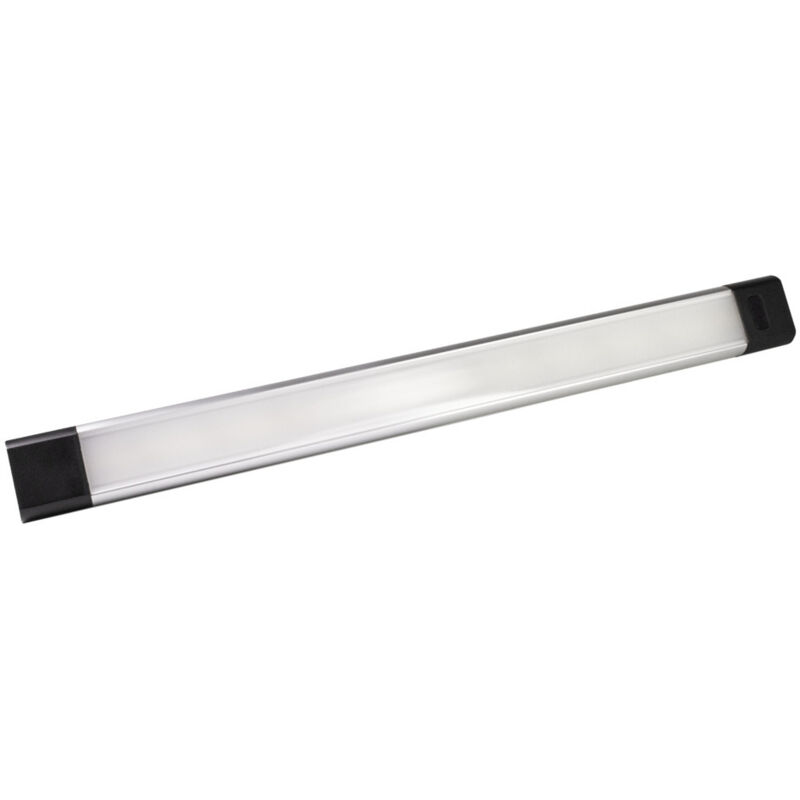 Tibelec - Réglette led noir 5W max, 420-460 lm, intensité variable 3000 à 6500K, inter. infrarouge, garantie 5 ans Tibelec - Réglette led noir 5W max, 420-460 lm, intensité variable 3000 à 6500K, inter. infrarouge, garantie 5 ans