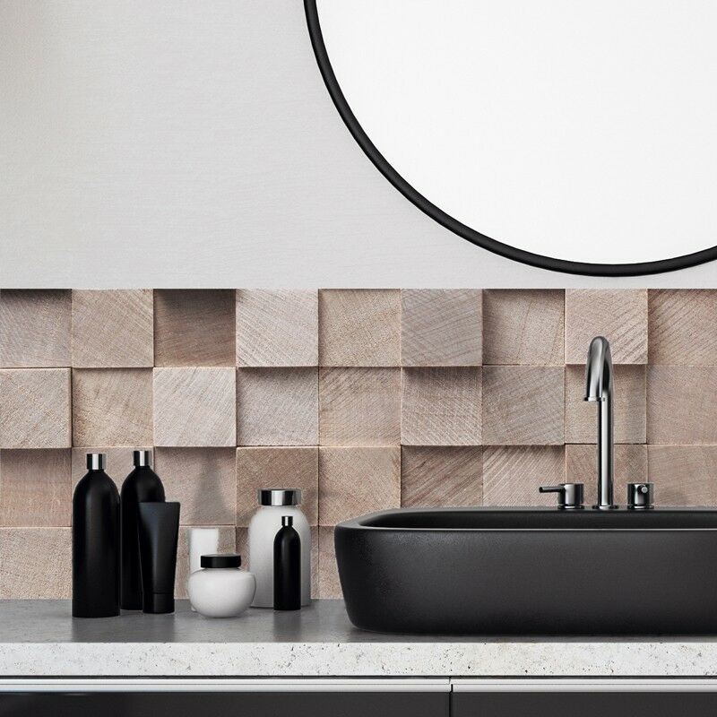 Wood Bandeau pvc lot de 2 : l 70cmxH 30cm 99deco