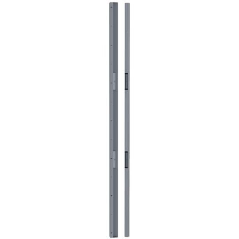 Bandeau ventouse 2 x 300 kg en 2500 mm 12/48 Volts DC automatique blanc 9010 - SEWOSY