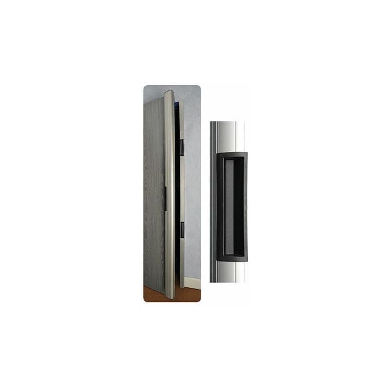 Cdvi - bandeau ventouse BO600RP 12-24VCC 2x300KG L=2,5M finition argent