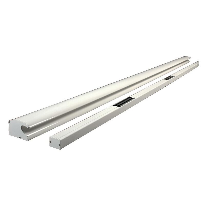 Groom - Bandeau ventouses 2 x 300 kgs type grs 332 en 2500 mm alu brut à laquer