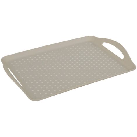 Bandeja antideslizante poly beige 45,5x31,5cm - 5five