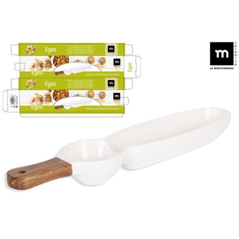 BANDEJA APERIT 2 COMPART EGEO - 42,5X8,5X4