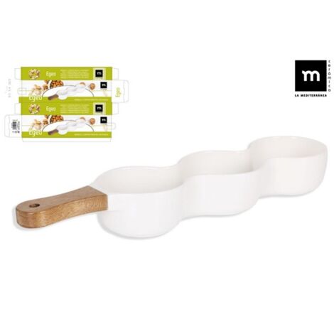 BANDEJA APERIT 3 COMPART EGEO - 38X9X5 CM