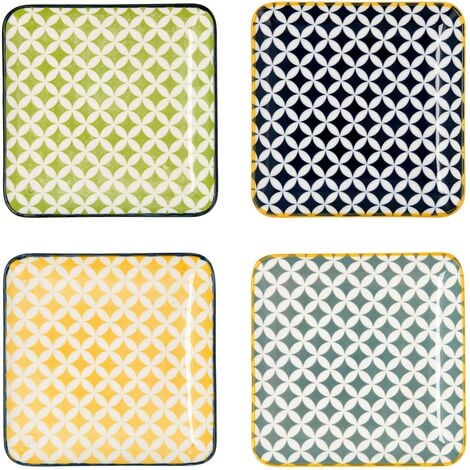 BANDEJA APERITIVO CDA 15,5X15,5CM PORCEL SURT PIPPA QUID