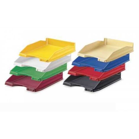 BANDEJA APILABLE DE PLASTICO 350X250X65 MM. COLOR GRIS FAIBO 93-08