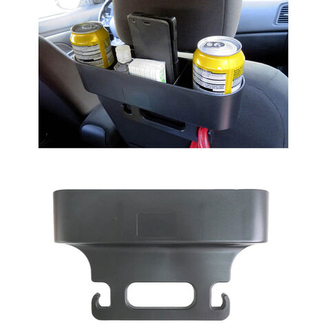 Bandeja-Cajón O Mesita + Ganchos + Asidero Para El Coche- Negro Y Beige Surtido