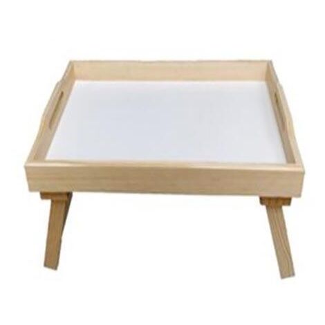 BANDEJA CAMA CON PATAS MADERA 40x24 CM