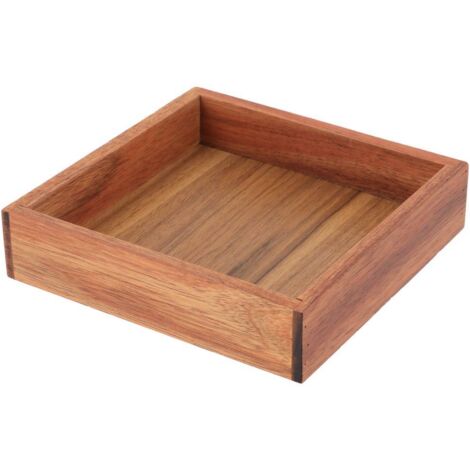 Bandeja cuadrada de acacia - acacia - Tendance