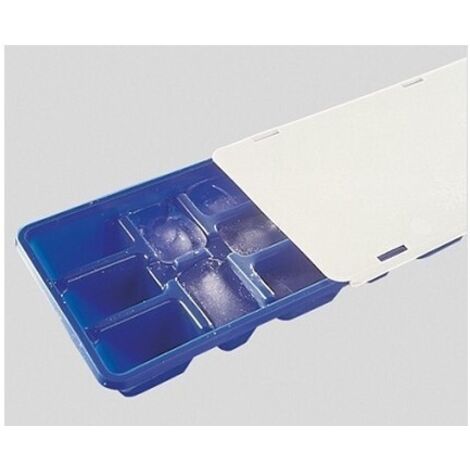Bandeja Cubitos Hielo 25X10Cm con tapa Plastico Flexible Fackelman