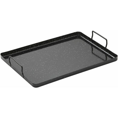 Bandeja de acero esmaltado para horno 40x40x2cm vaello
