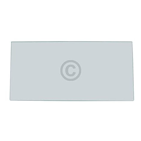 Bandeja de cristal compatible con ELECTROLUX 2060798077 475 x 230 mm para cajón de verduras frigorífico