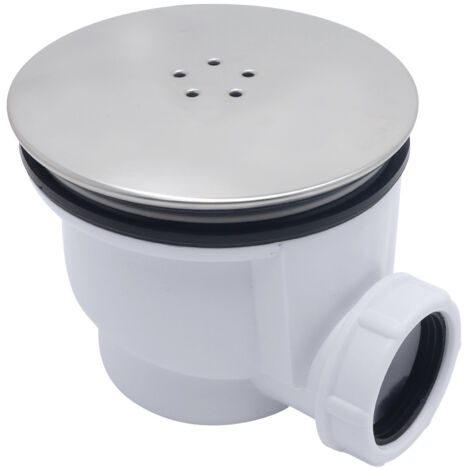 Bandeja de ducha para baño, desagüe lateral, desagüe, desagüe, desagüe, desagüe, desagüe, desagüe bajo, fácil de usar, cubierta de drenaje de ducha baja, fácil de instalar