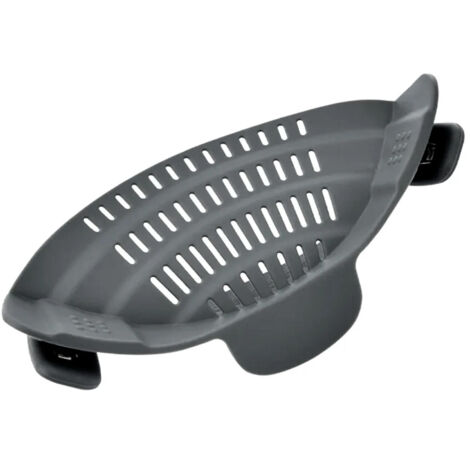 Bandeja de filtro de silicona, escurridor, embudo para recipiente, accesorios de cocina para lavar arroz, pasta y verduras.