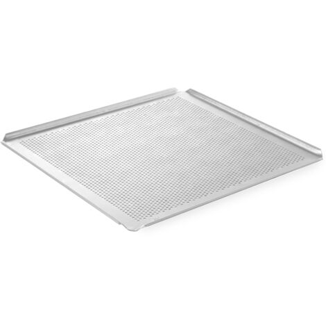 Bandeja de horno GN2/3 perforada con 4 bordes - Hendi 808313