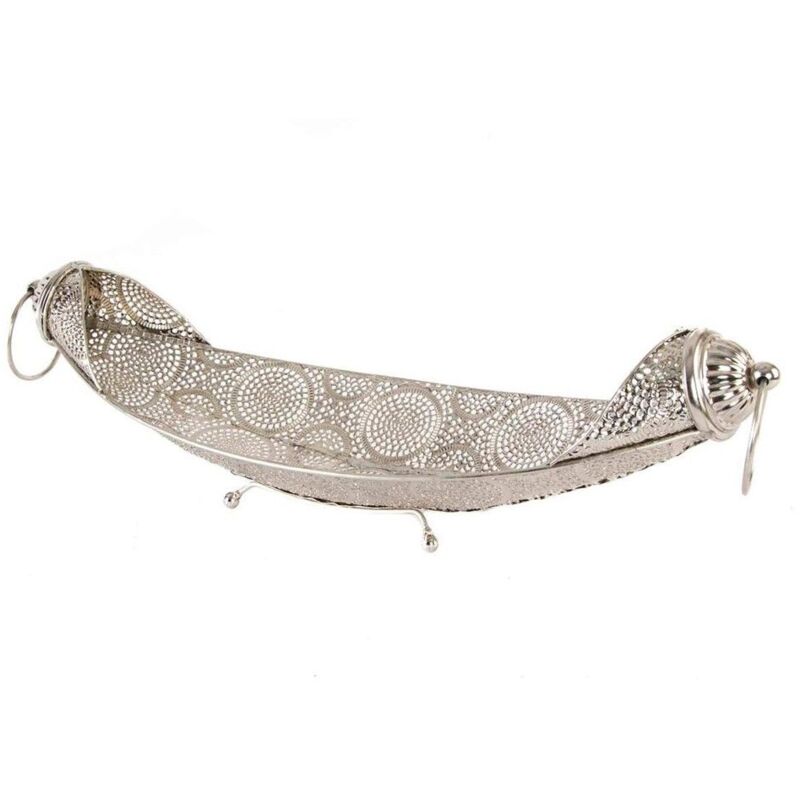 

Bandeja De Metal Boga Ancho: 55,5 Cm X Largo: 18,5 Cm X Alto: 15 Cm