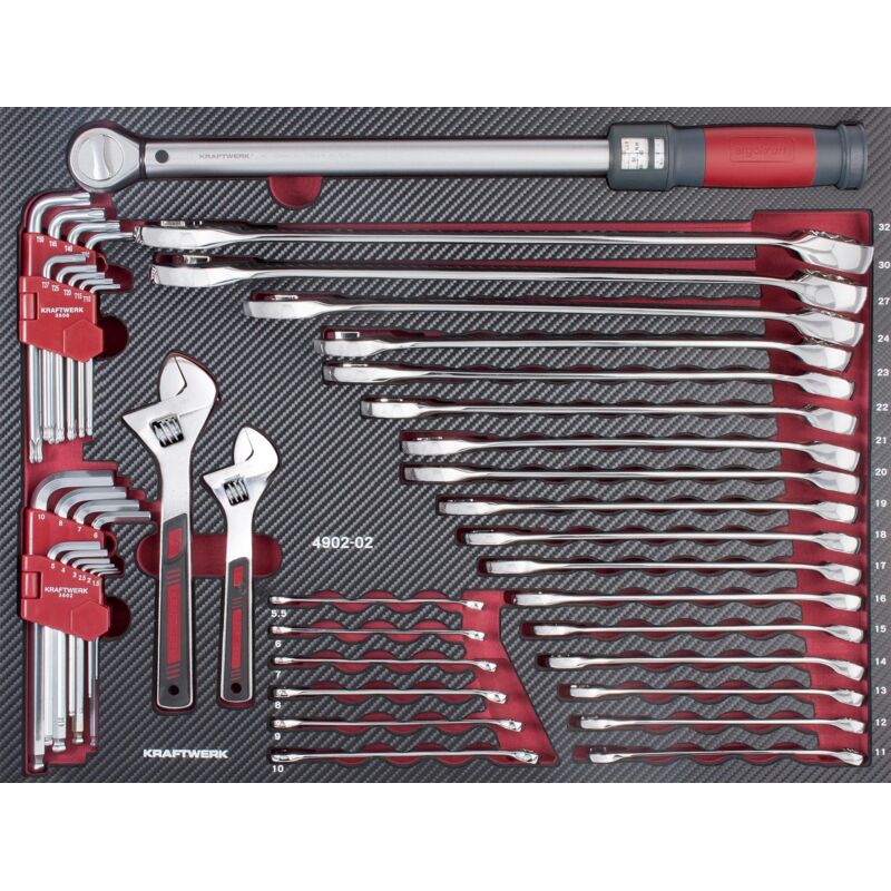 45 partes por línea Conjunto de llave de Eva completa 4902-02