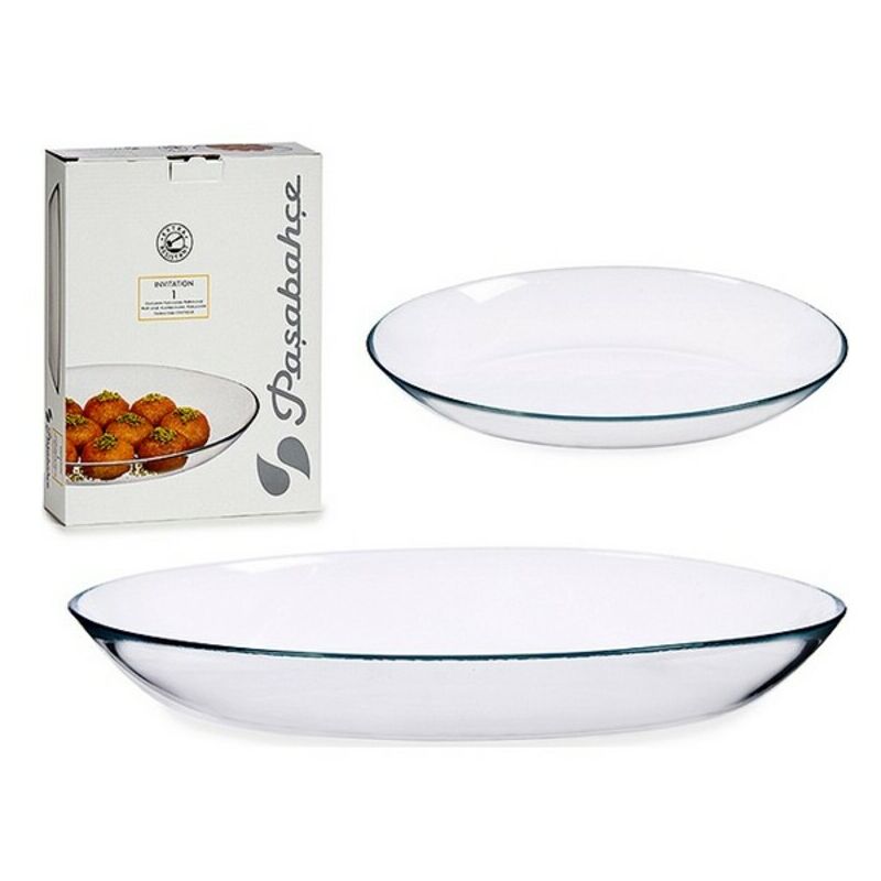 

Bandeja Ovalada Vidrio (25 x 19 cm)