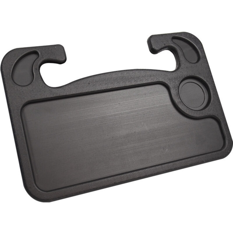 Bandeja para portátil de coche, escritorio multifuncional de doble cara para volante, bandeja para comida en el volante, soporte portátil para