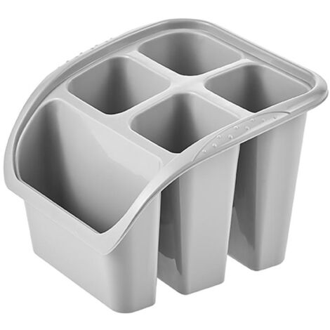 Bandeja para secar los cubiertos 16 x 16 x 12, gris nórdico