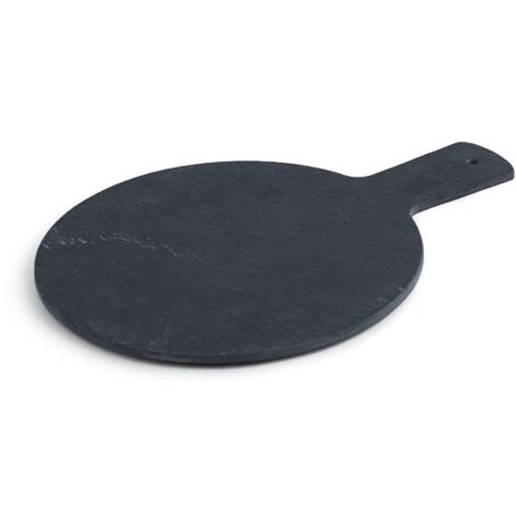 BANDEJA PIZARRA DEGUS. REDONDA - 28X20 CM