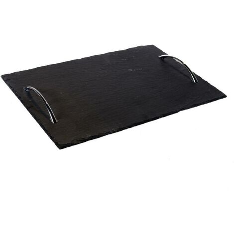 Bandeja pizarra rectangular cm45x30