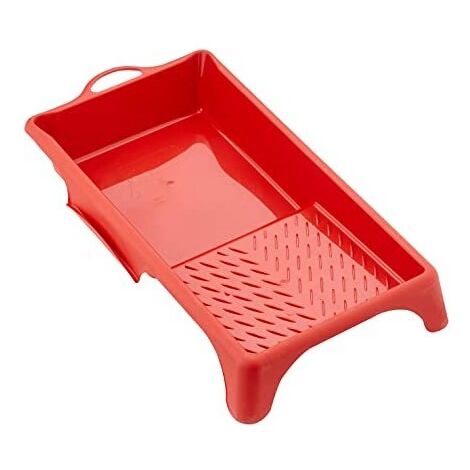 BANDEJA PLASTI.PEQUEÃ‘A ROJA 14X30 - RULO PLUMA