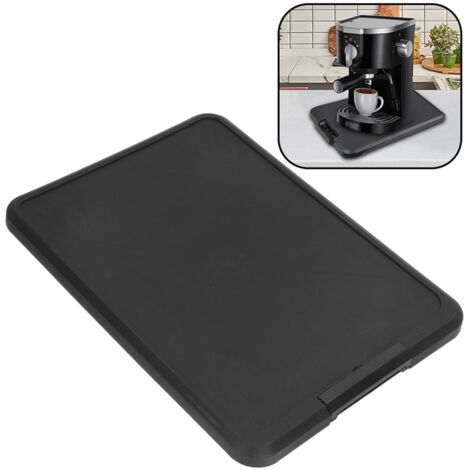 Bandeja recogegotas de plástico ABS para electrodomésticos de cocina, 41 x 30 x 2 cm, capacidad de carga de 22,7 kg, lavable, bandeja portátil para cafetera, batidora, tostadora.