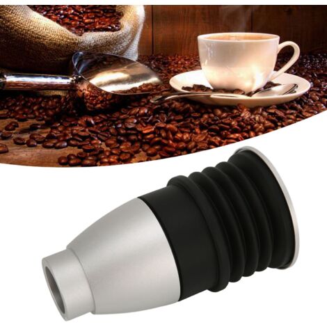 Bandeja recolectora de aluminio de 60 g y recipiente de limpieza para molinillos de café Eureka Mignon: accesorios con prensa de silicona para dosificar y retirar los posos de café.