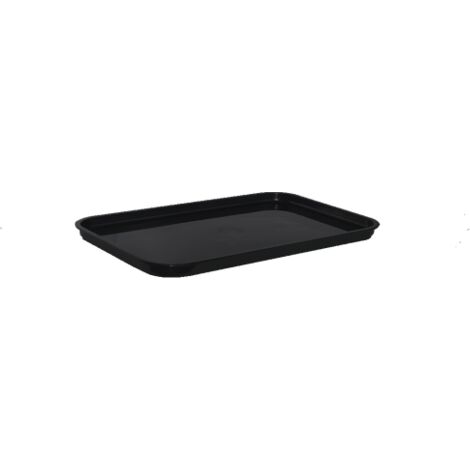 Bandeja rectangular 21130 DENOX- FAMESA Pequeña Negro