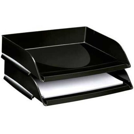 Bandeja sobremesa cep plastico negra 351x260x69 mm
