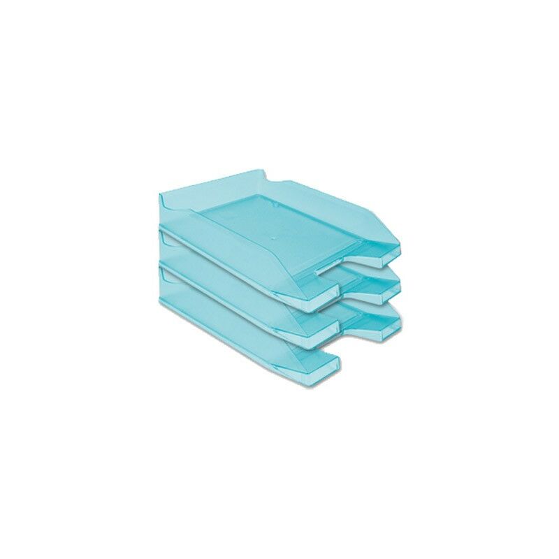 

Bandeja sobremesa plastico q-connect turquesa transparente (pack de 6 uds.)