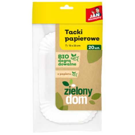 Bandejas de papel para la casa verde de Jan Niezbędny (20 unidades)