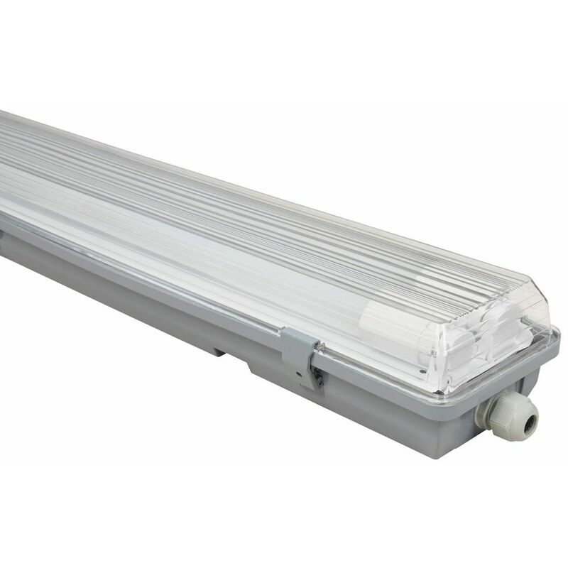 

Bandejas LED lámpara taller almacenes almacenes sala húmeda lámpara de techo blanco neutro ETT 1451694