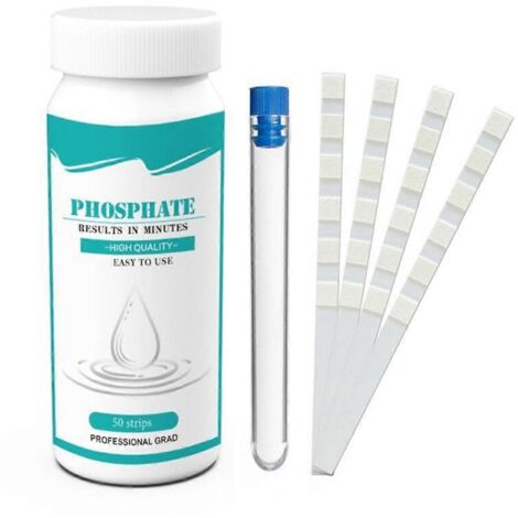 Bandelettes de détection de phosphate pour analyse d'eau de piscine