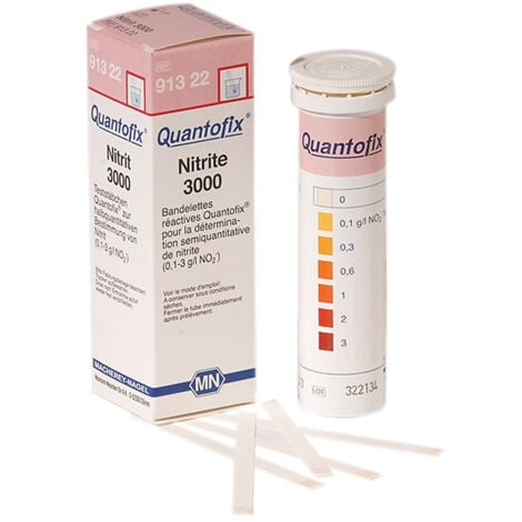 Bandelettes de mesure des Nitrites