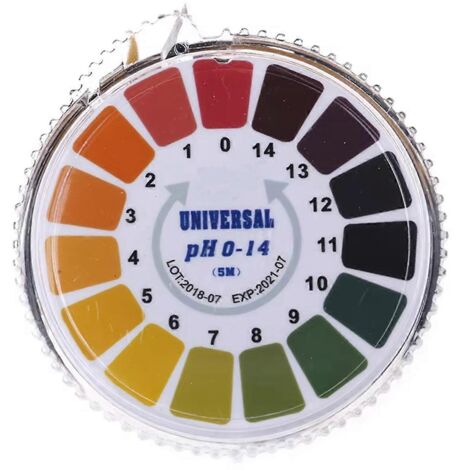 Bandelettes de test pH-mètre 0-14, indicateur d'acidité et d'alcalinité