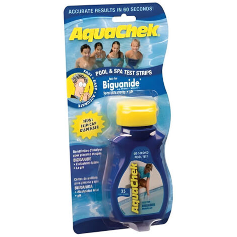 Bandelettes x25 analyse PHMB/pH/TAC AQUACHEK