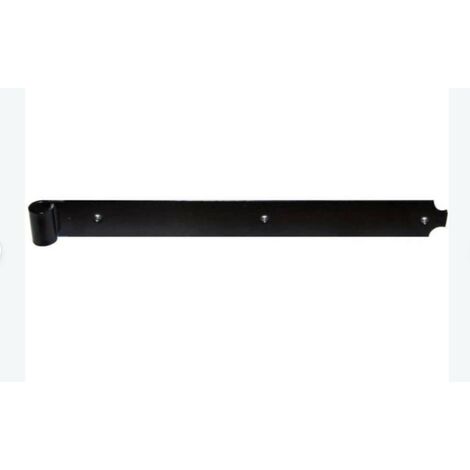 BANDELLA NORMALE SAGOMATA - 250x30MM - IN ACCIAIO VERNICIATO NERO