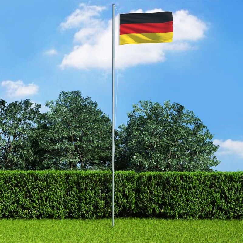 

Bandera de Alemania y mástil de aluminio 6,2 m