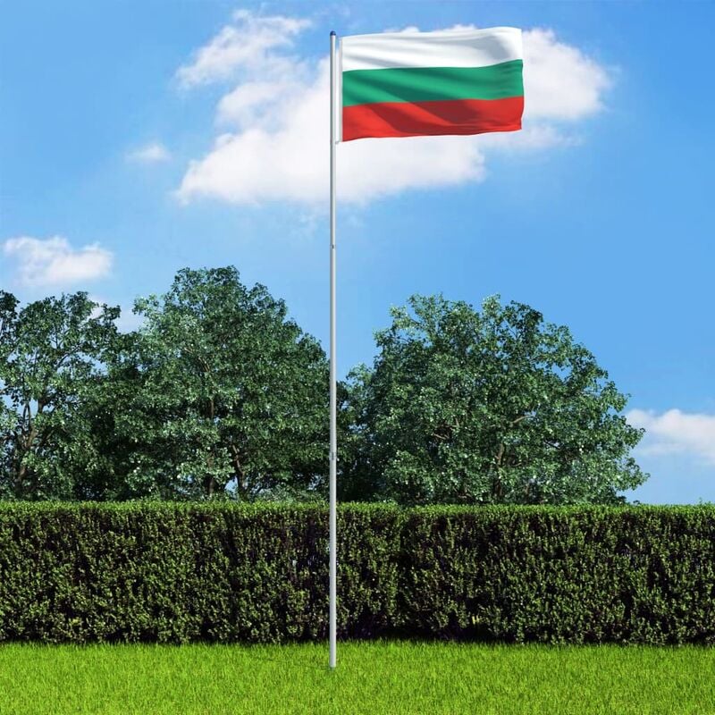 

Bandera de Bulgaria y mástil de aluminio 6 m