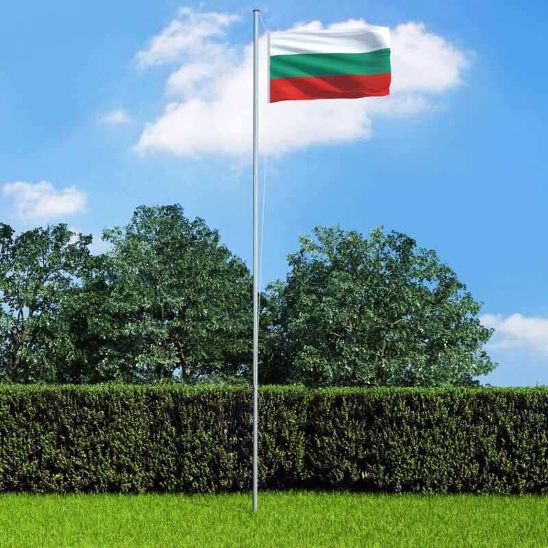 

Bandera de Bulgaria y mástil de aluminio 6,2 m