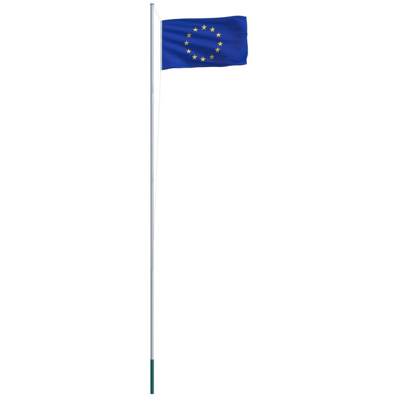 

vidaXL Bandera de la Unión Europea y Mástil de Aluminio 6,2 m