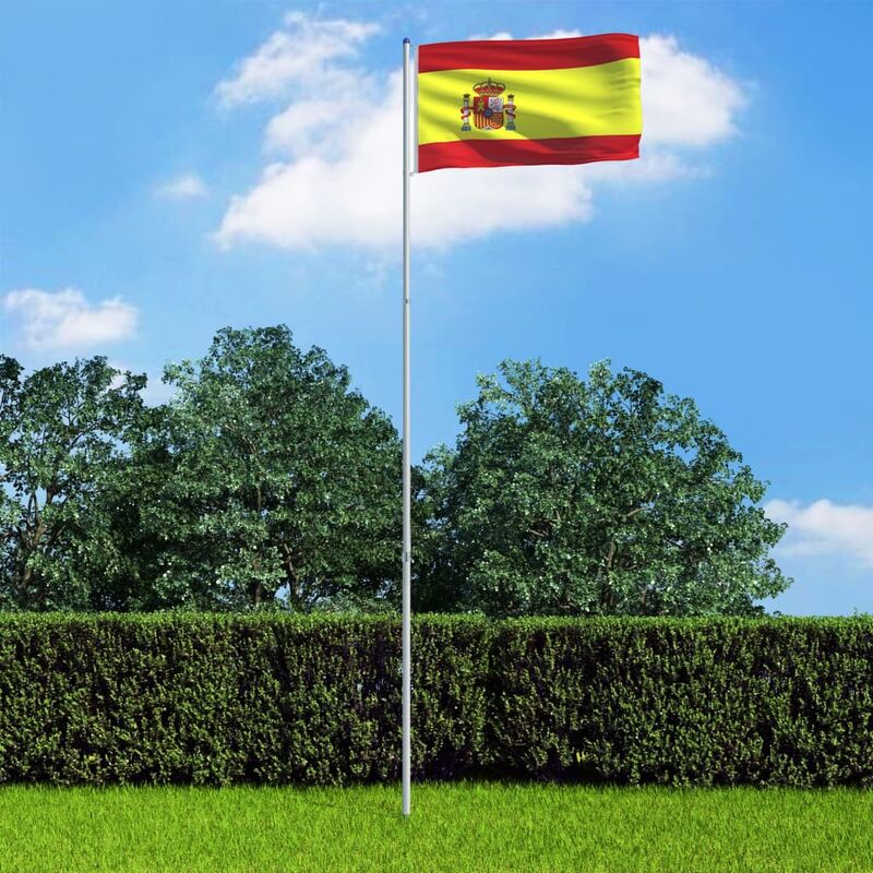 

Bandera de España y mástil de aluminio 6 m