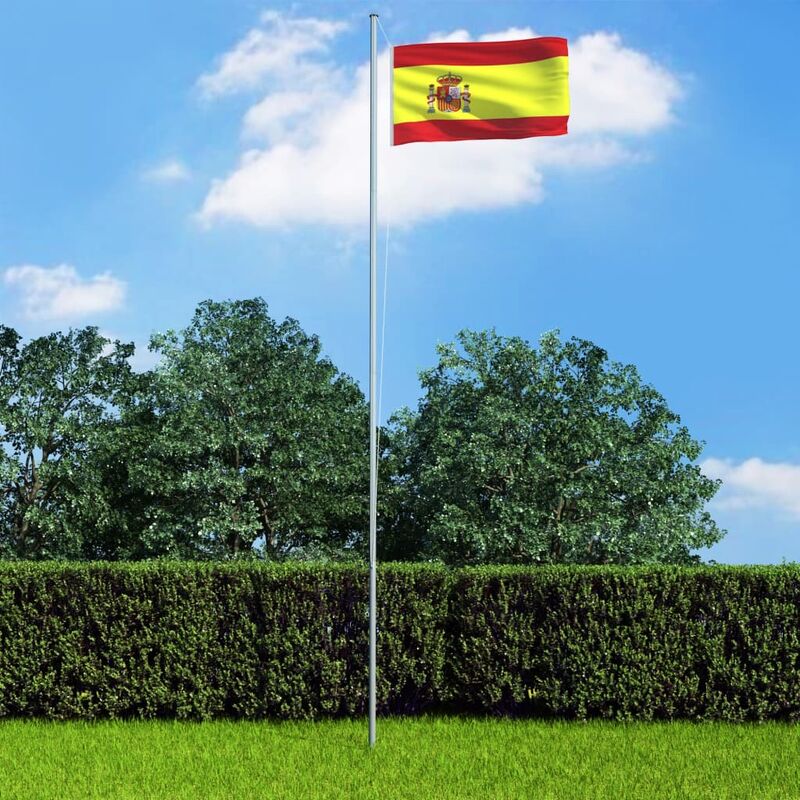 

Bandera de España y mástil de aluminio 6,2 m